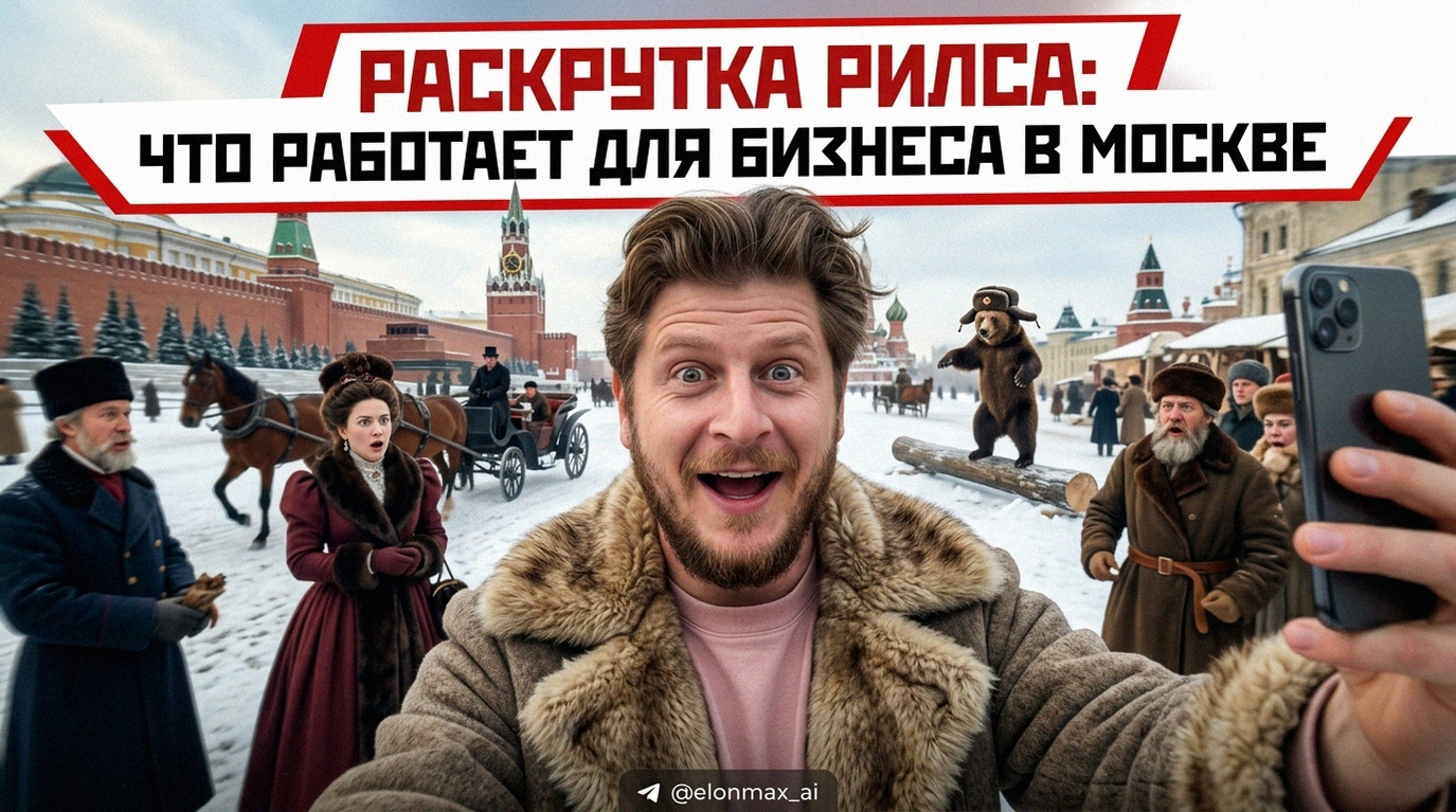 Продвижение видео-рилсов в Instagram для московских компаний и предпринимателей