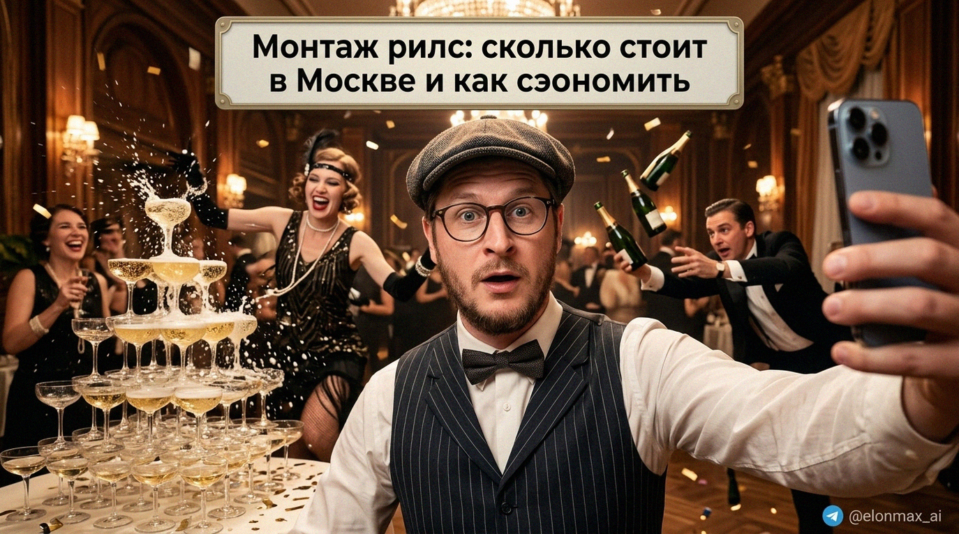 Профессиональный монтаж видео рилс для социальных сетей в Москве