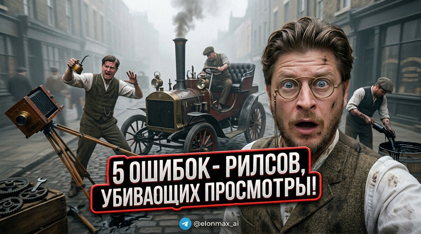 Ошибки в рилсах автосервиса, влияющие на количество просмотров