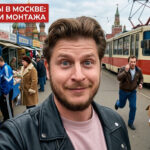 Девушка снимает бьюти рилс в Москве без музыки и монтажа
